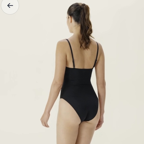 Andie Swim | The Almafi One Piece | Black | Long Torso Large - Picture 4 of 8